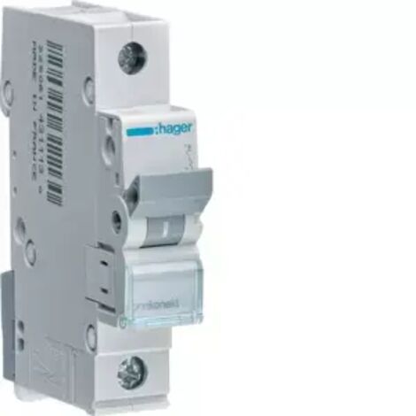 Hager LS-Schalter 1polig 6kA C-4A 1M MCN104