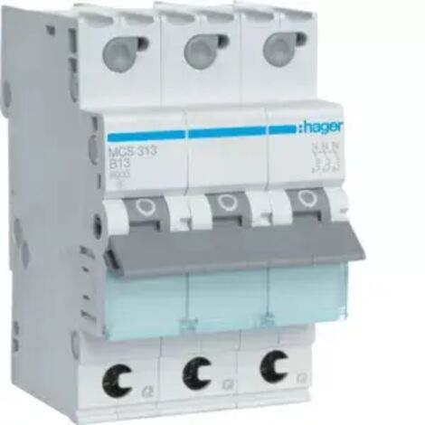 Hager LS-SCHALTER 3P  13A-C 6KA 3PLE (MCS313 QUICK CONNECT)