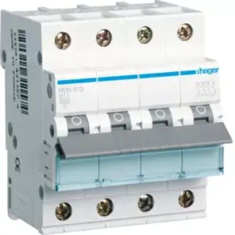 Hager LS-SCHALTER 3P+N 13A-B 6KA4PLE (MBN613)