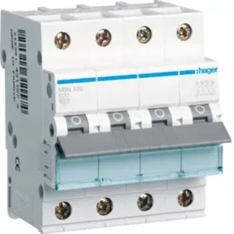 Hager LS-SCHALTER 3P+N 20A-B 6KA4PLE (MBN620)