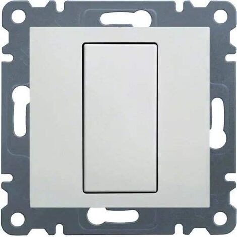 HAGER LUMINA2 - COUVERCLE AVEUGLE LUMINA2 BLANC POLAIRE