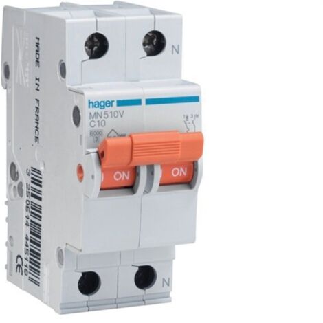 Interrupteur Modulaire HAGER SBB232 - 2 Pôles 32A Avec Voyant - Neuf