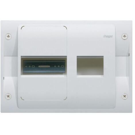 Hager – Panneau de contrôle Gamma 18 – Coffret distribution 18 modules – Intensité 63A – Tension 400V – Mode de pose apparent