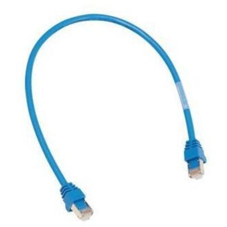 Hager Patch-Leitung 2xRJ45 Steck.bl 1m ZZ45WAN100