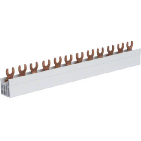Hager Phasenschiene KDN363A (3P) 63A, 10 mm², Länge: 210 mm Schraubtechnik/ Quick Connect