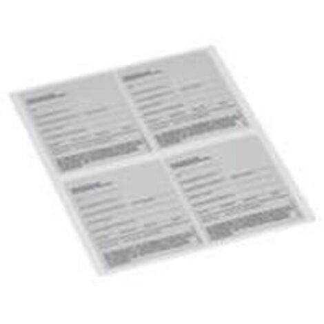 Hager Plaque nominative FZ10TS1D pour enclosures électriques