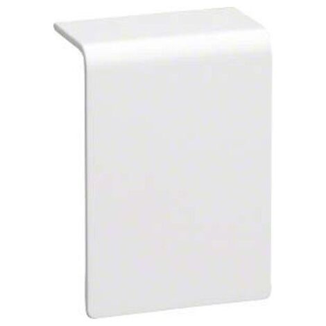 Hager – Plinthe électrique blanche RAL 9010 – Hauteur 55mm – Largeur 20mm – Longueur 6.6cm – Pour espaces confinés et chantiers humides - SL2005579010