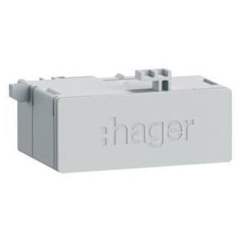 Hager RJ45-Buchse Patch/Patch 180° für WAN ZZ45WAN2PP