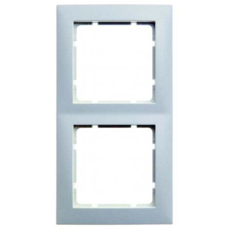 HAGER S1  CADRE 80 X 80 2 ÉLÉMENTS BLANC POLAIRE