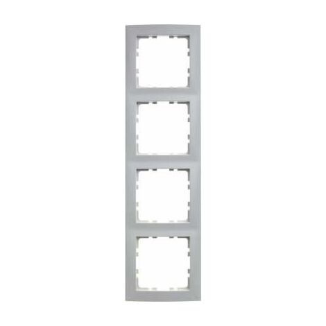 HAGER S1  CADRE 80 X 80 4 ÉLÉMENTS BLANC POLAIRE