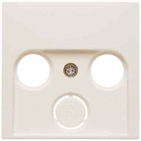 HAGER S1 PLAQUE DE CONNECTEUR DOUBLE TRIPLE GLOSS BLANC BERKER 12038982