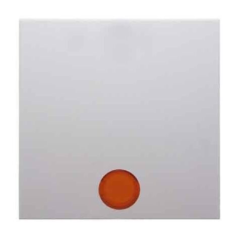 HAGER S1 TOUCHE AVEC LENTILLE GLOSS BLANC POLAIRE