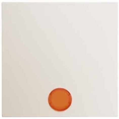 HAGER S1 TOUCHE AVEC LENTILLE POUR INTERRUPTEUR BRILLANT BLANC