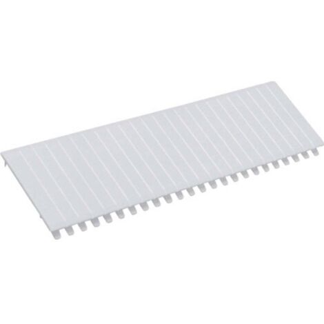 Hager S35S Bande de recouvrement plastique blanc pur (RAL 9010) 1 pc(s) C132261