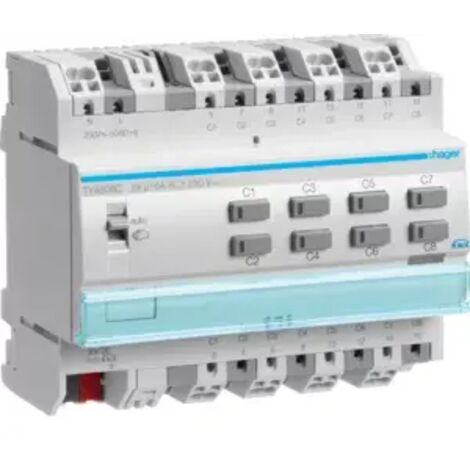Hager Schaltaktor Jalousieaktor 8/4-fach 16A KNX REG TYA608C