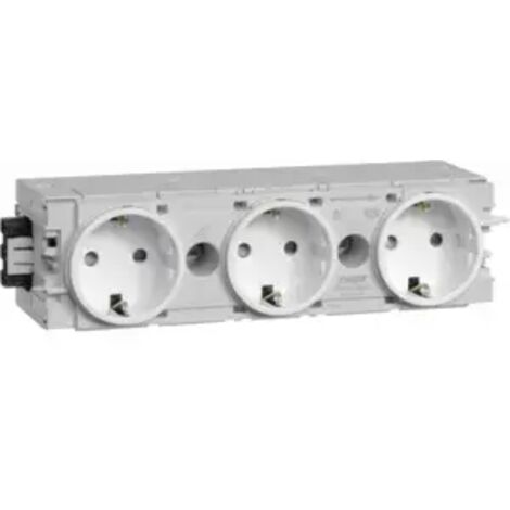 Hager Steckdose 3-fach Wago C-Profil vw GS30009016