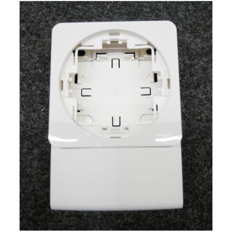 Hager – Support d'appareillage saillie ATA16x30mm – ABS blanc polaire – Sans halogène – Installation esthétique et fonctionnelle - ATA16X30