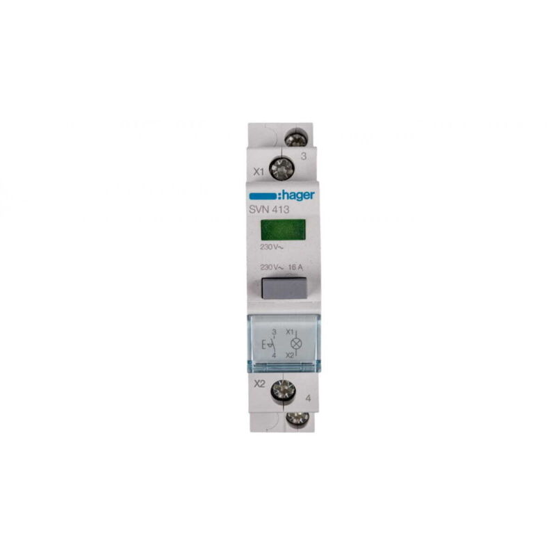 SVN413 druckschalter 16A 1S 230V ac lm gr. 1PLE - Hager