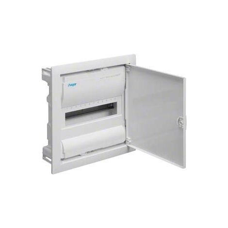 Hager – Tableau équipé à encastrer 1X12 modules – VU12NC – IP30 – Fixation DIN43870 – Pour installations électriques professionnelles