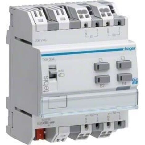 HAGER TXA304 BIN REINGANG KNX, 4FACH, 230V
