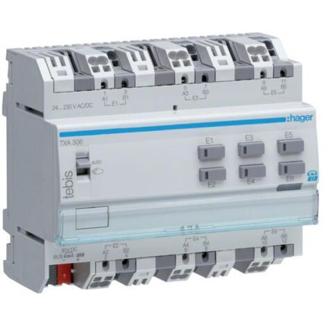 Hager TXA306 presa energia Grigio