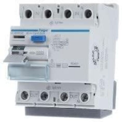 Hager Type B disjoncteur différentiel gris 63A 10kA