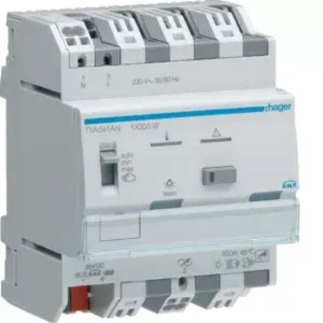 Hager Universal-Dimmaktor 1-fach 300W KNX REG TYA661AN
