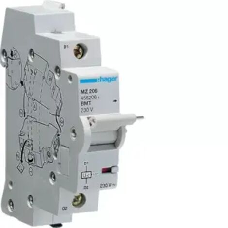 Hager Unterspannungsauslöser 230V Ac 1 Modul MZ206