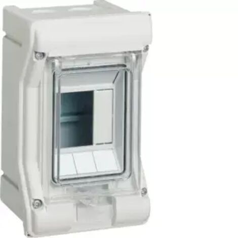 HAGER VE103D LICHTGRAU Kleinverteiler IP 65 AP 1 RHG 1/3 PLE-'1026607'