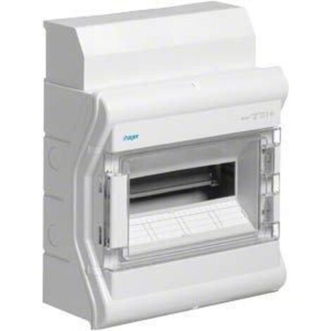 Hager VE112DN Coffret électrique gris IP65 montage saillie