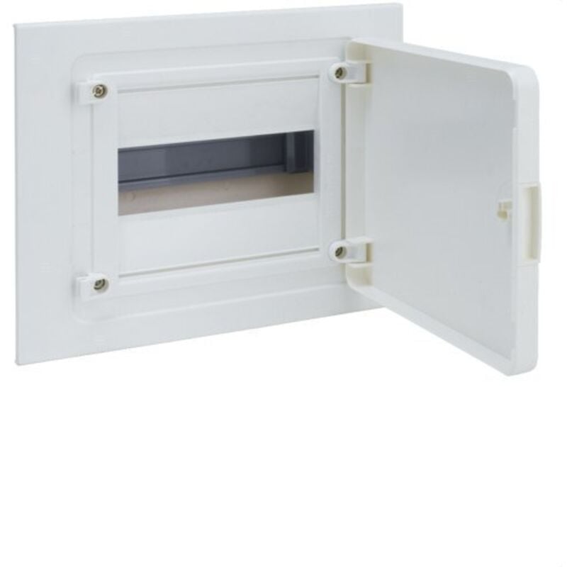 Hager - VF108PE Tableau électrique encastré vf golf avec bandeau blanc opaque 1 rang 8 modules