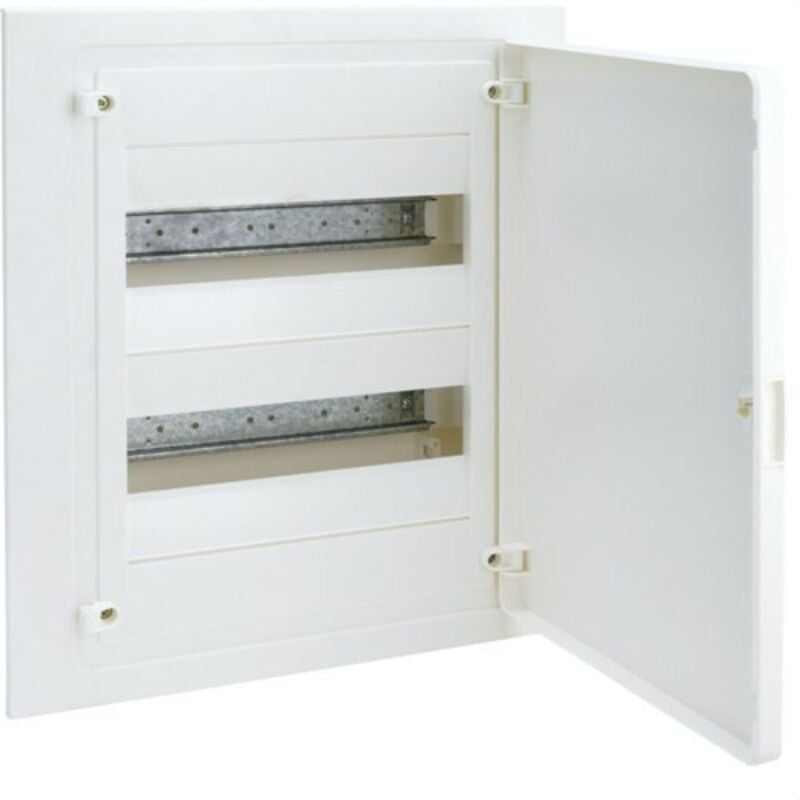 VF212PE Tableau électrique encastré vf golf avec 2 rangées 24 modules bandeau blanc opaque - Hager