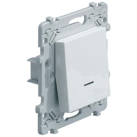 HAGER va-et-vient ‚a voyant essensya blanc 10a