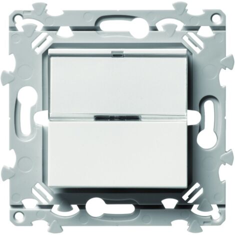 Hager WE025 - Essensya Spingitore porta etichetta 1O+1C - bianco
