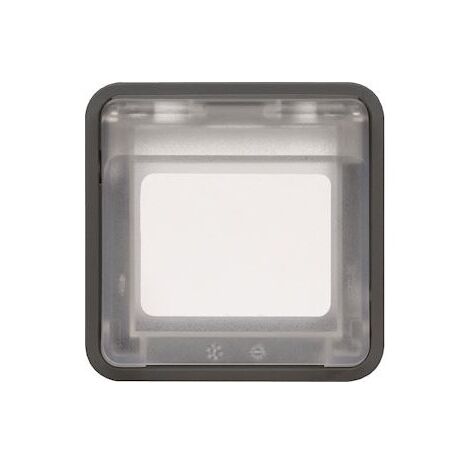 Hager WNA450 Support Adaptateur Cubyko pour mécanisme gallery associable IP55