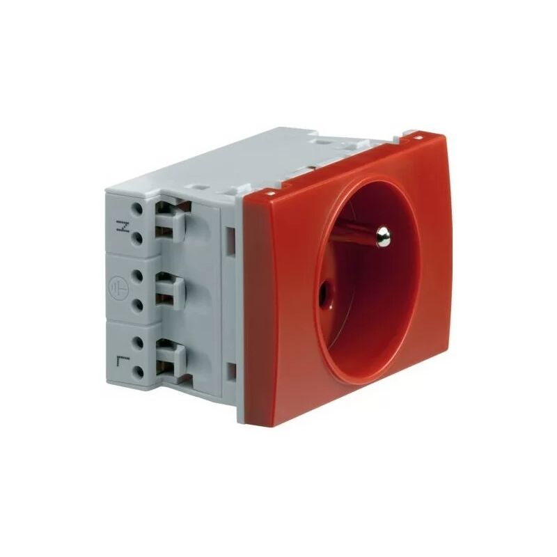 

WS131 Socket 2P + T Polarized - Systo - 16A - Hager