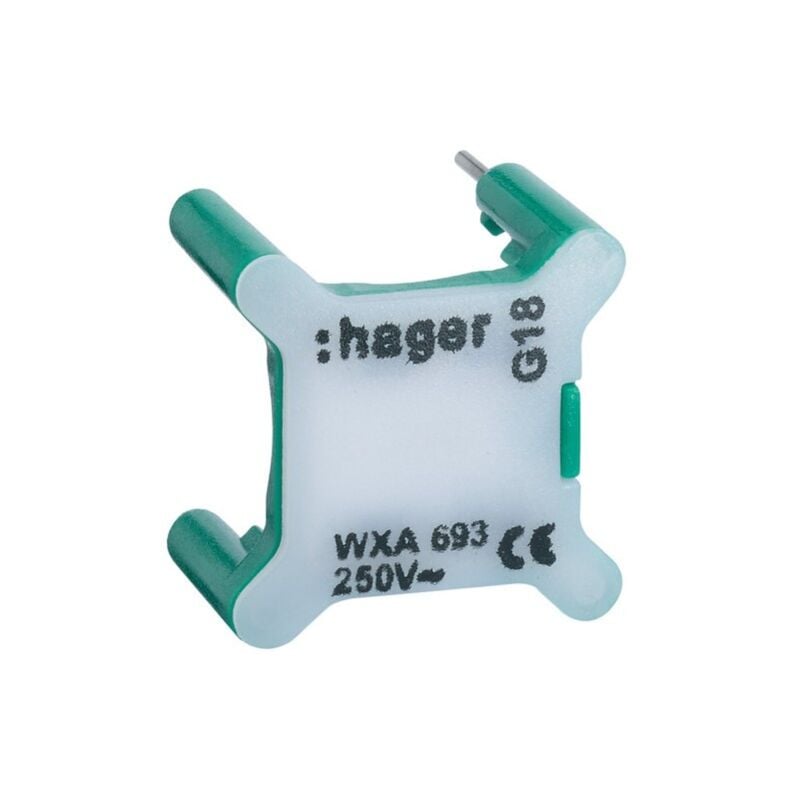 Hager - WXA693 Green light for gallery switch 230V