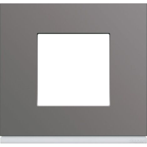 Hager   WXP0902   Plaque plastique 1P taupe