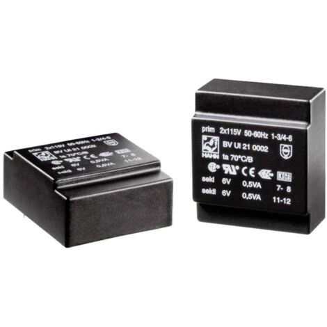 Hahn BV UI 21 0011 Transformateur pour circuits imprimés 1 x 230 V 1 x 3 V/AC 1.0 VA C548732