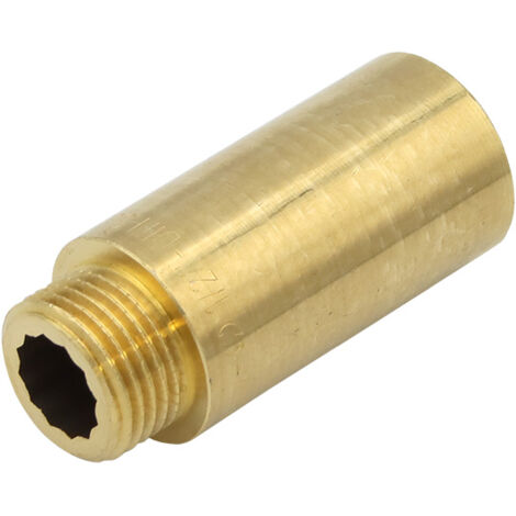 Hahnverlängerung 1/2"x50mm Messing Gewindeverlängerung