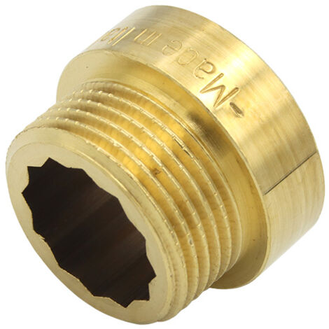 Hahnverlängerung 3/4"x10mm Messing Gewindeverlängerung