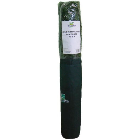 Haie artificielle bicolore 1x3m