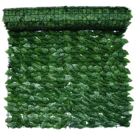Haie Artificielle - MXZZAND - Couleur Vert - PVC stabilisé aux UV - 0,5 3 mètres