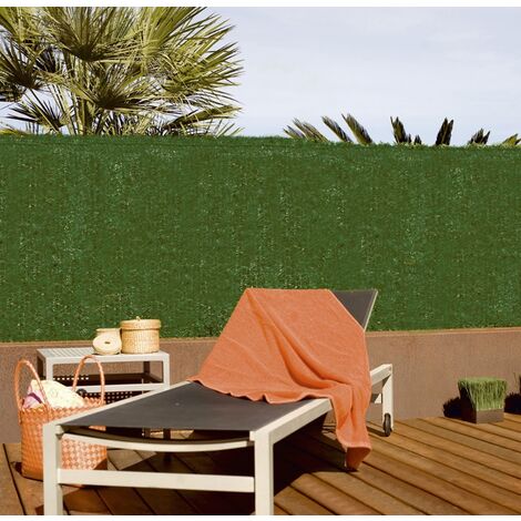 Haie artificielle occultante 85% en PVC vert 1,5 x 3 m – Traitement anti-UV – Pour balcons et jardins – Résistante aux intempéries – Celloplast