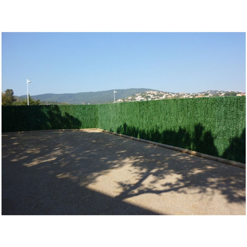 Haie végétale artificielle occultante 110 brins Jet7garden Vert 1m50x3 m