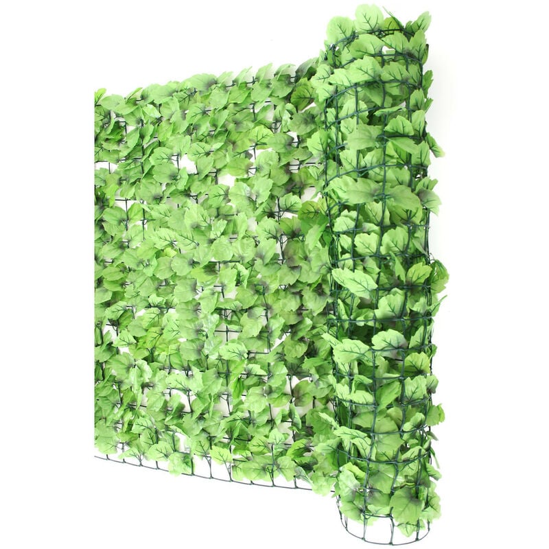 Mendler - Haie artificielle/brise vue pour balcon, feuilles, 300x150cm