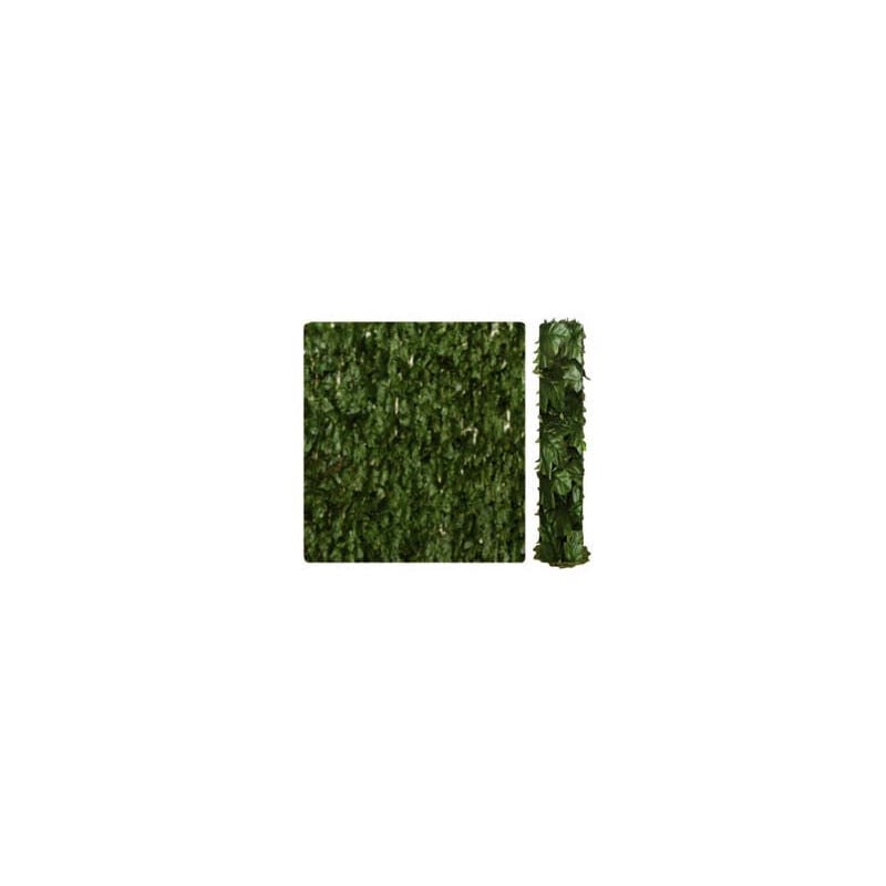 Haie ornementale artificielle avec feuilles de lierre - mt.3x1h. - 1200 feuilles