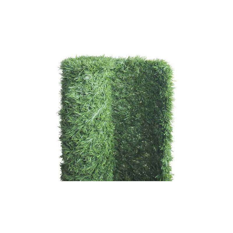 James Grass - Haie végétale artificielle 243 brins , l 3 m, Hauteur 1 m - vert