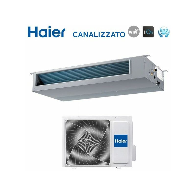 Climatizzatore Condizionatore Haier Inverter Canalizzato Canalizzabile ...