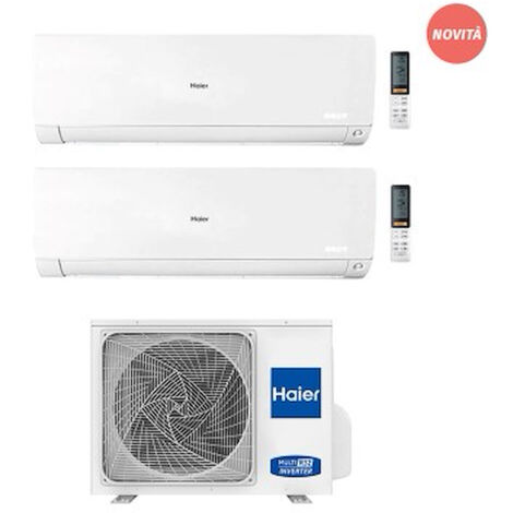 HAIER Condizionatore dualsplit Flexis Plus 7000+9000 btu codice prod: as20(25)s2sf1fa-mw3 2u40s2sm1f